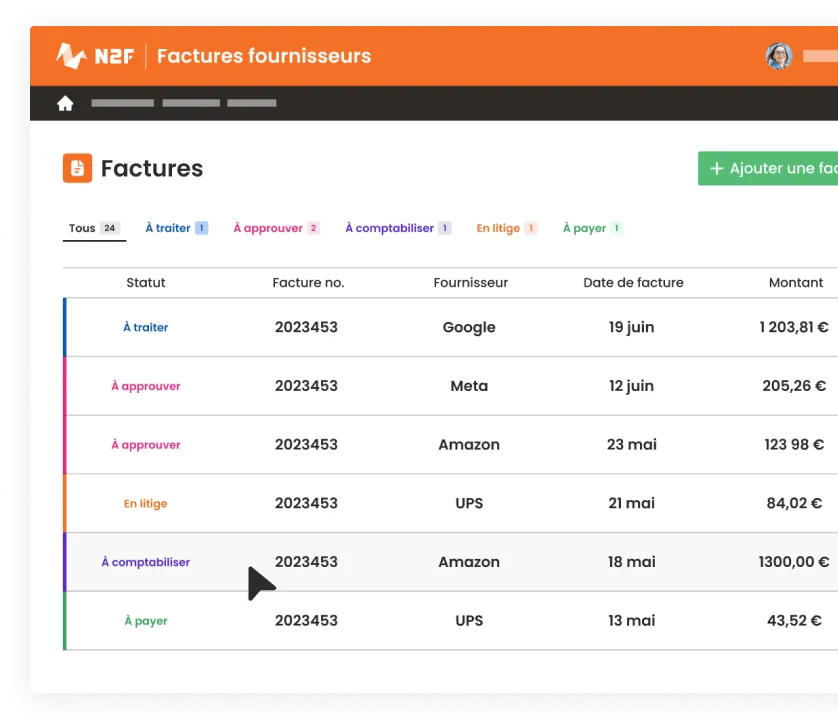 N2F connecteurs ERP Sage Cegid SAP
